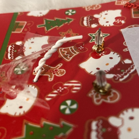 Hello Kitty Christmas Necklace and Earring Set - Picture 5 of 10